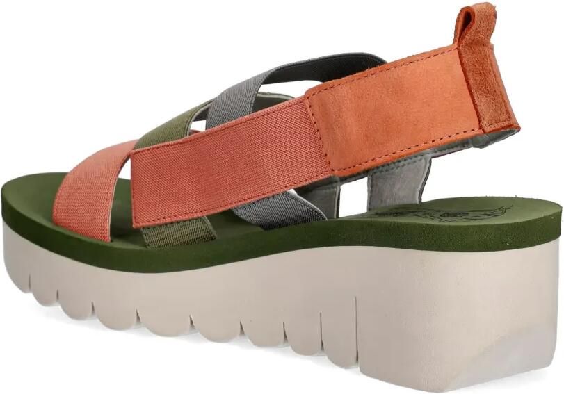 Fly London Sandalen met sleehak en bandjes Roze - Foto 2