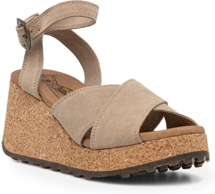 Fly London Sandalen met sleehak en gespsluiting Beige - Foto 2