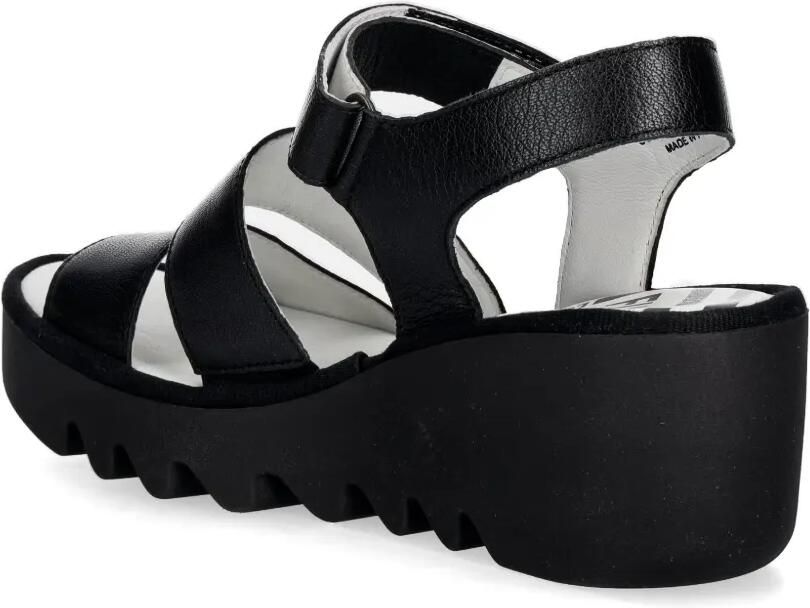 Fly London Sandalen met sleehak Zwart - Foto 3