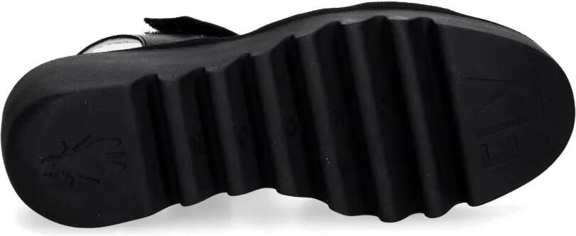 Fly London Sandalen met sleehak Zwart - Foto 5