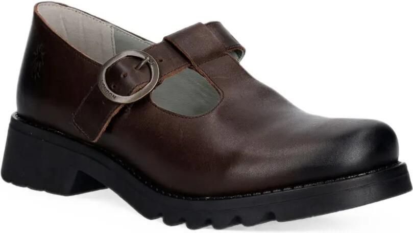 Fly London Schoenen met gespsluiting en T-bandje Bruin - Foto 2