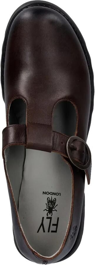 Fly London Schoenen met gespsluiting en T-bandje Bruin - Foto 4