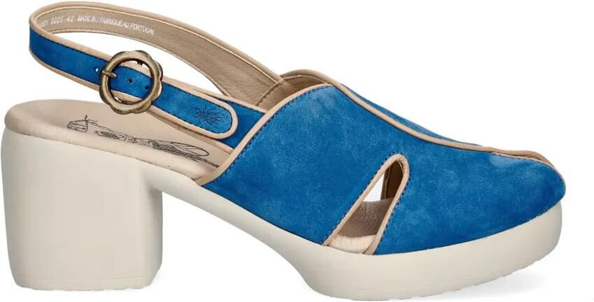 Fly London Slingback sandalen met gespsluiting Blauw