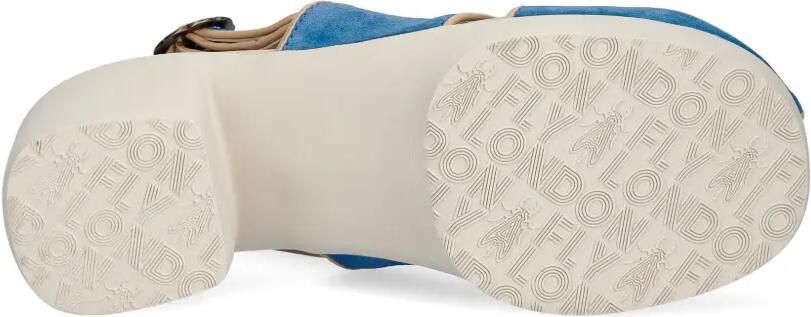 Fly London Slingback sandalen met gespsluiting Blauw - Foto 5