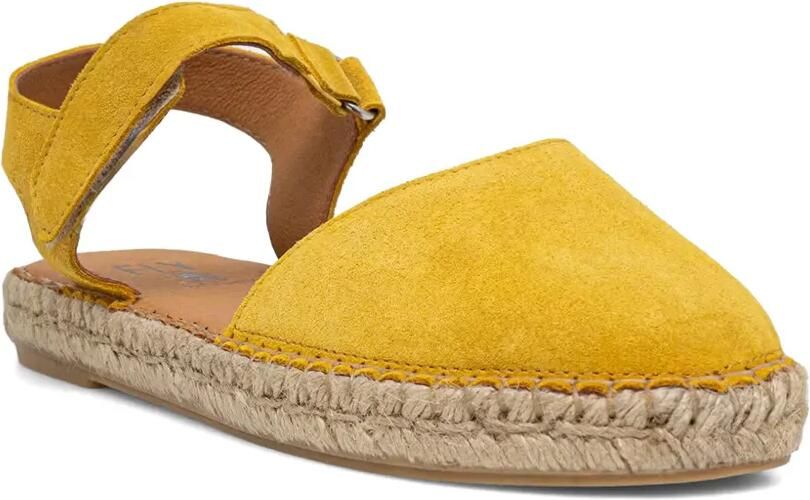 Fly London Suède espadrilles met klittenband Geel - Foto 5