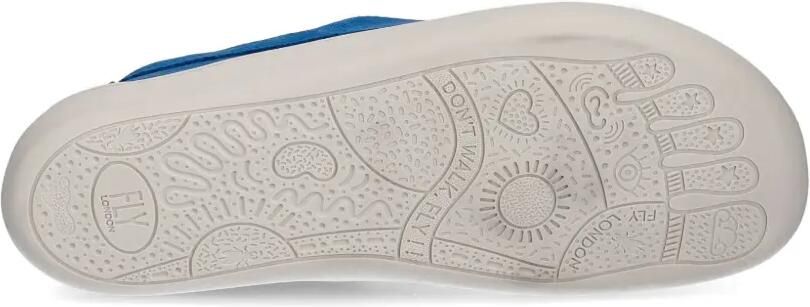 Fly London Suède loafers met veters Blauw - Foto 5