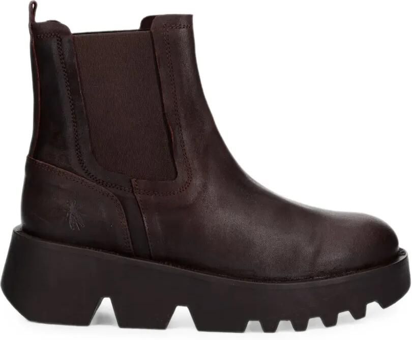 Fly London ZUFY502FLY leren Chelsea laarzen Bruin