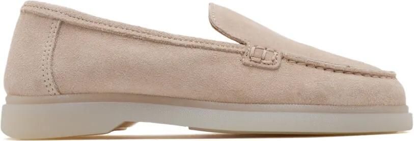 Forsa Deune loafers met stiksel Beige
