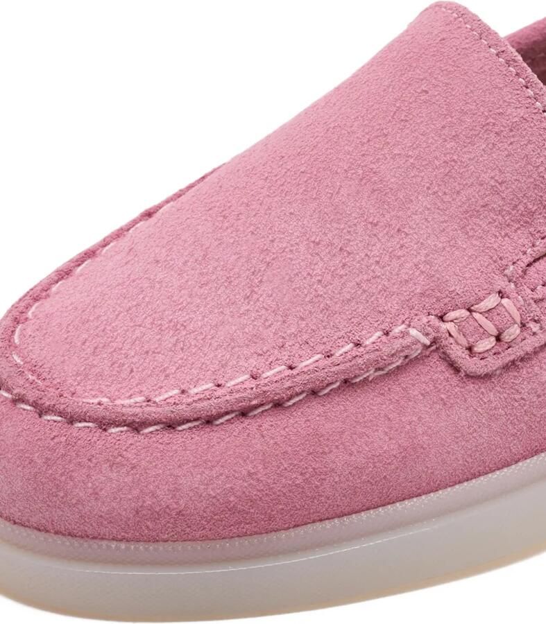 Forsa Dune loafers met stiksel Roze - Foto 2