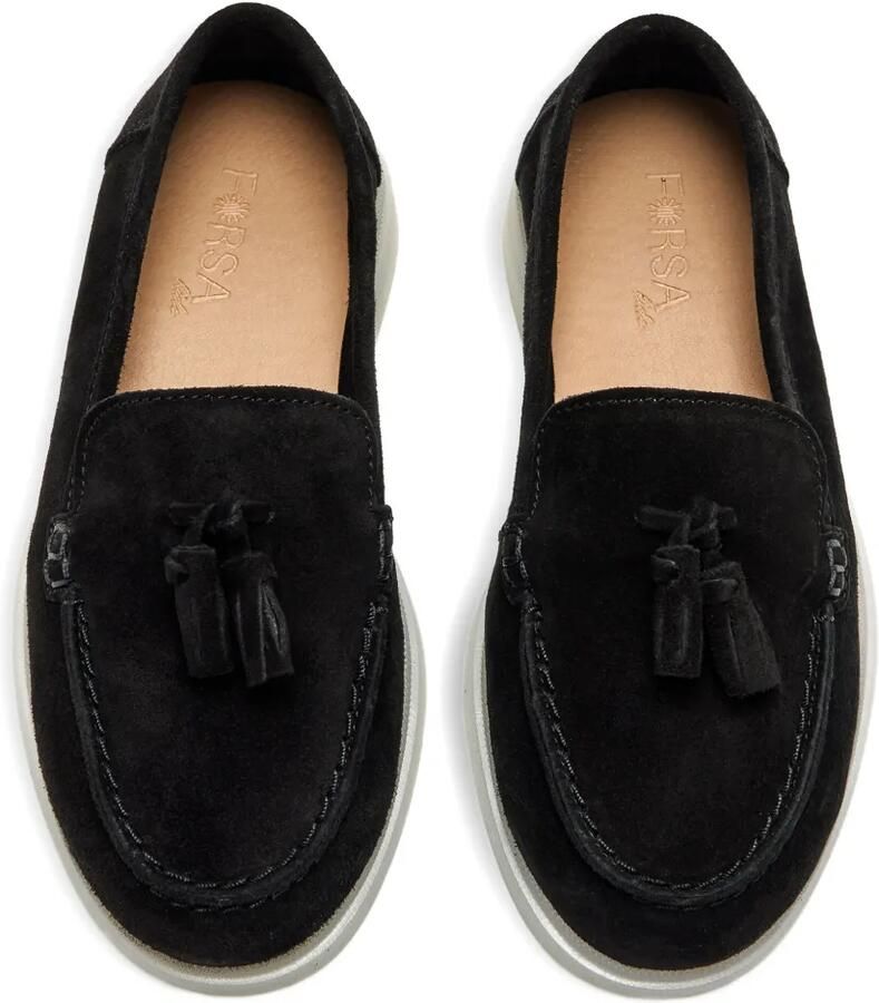 Forsa Loafers met kwastjes Zwart