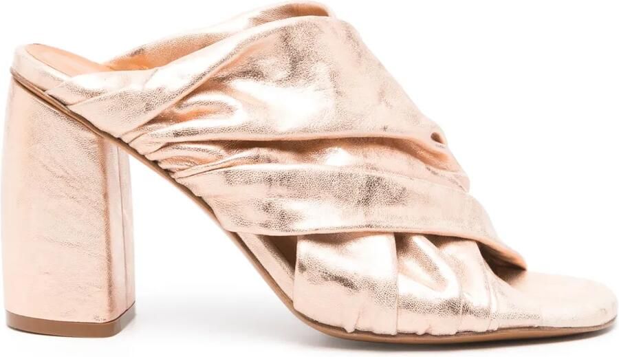 Forte 90 mm lakleren muiltjes Roze