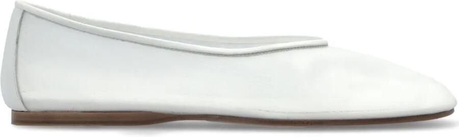Forte Doorzichtige ballerina's Wit