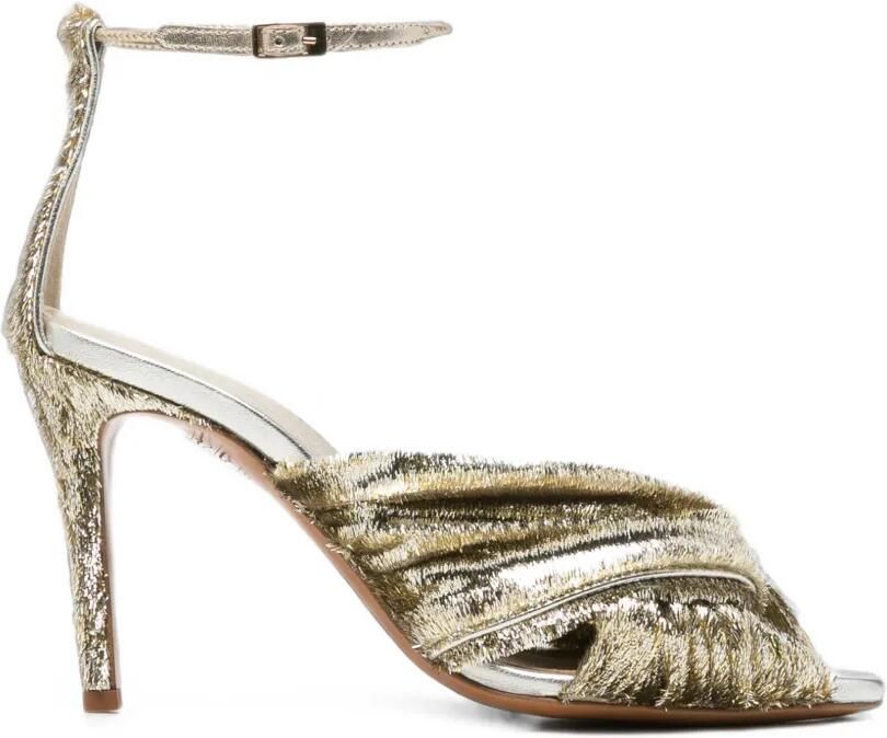 Forte Geknoopte sandalen Goud