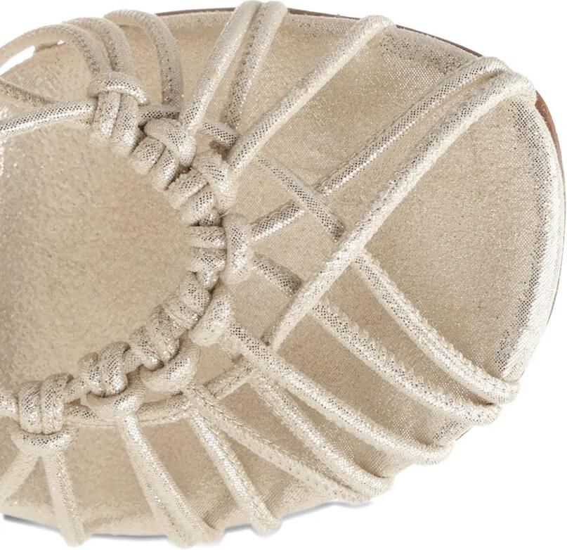 Forte Geweven sandalen met bandjes Beige - Foto 3