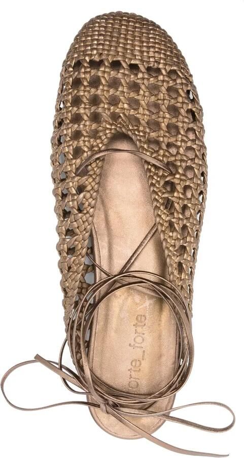 Forte Leren slippers Bruin - Foto 2