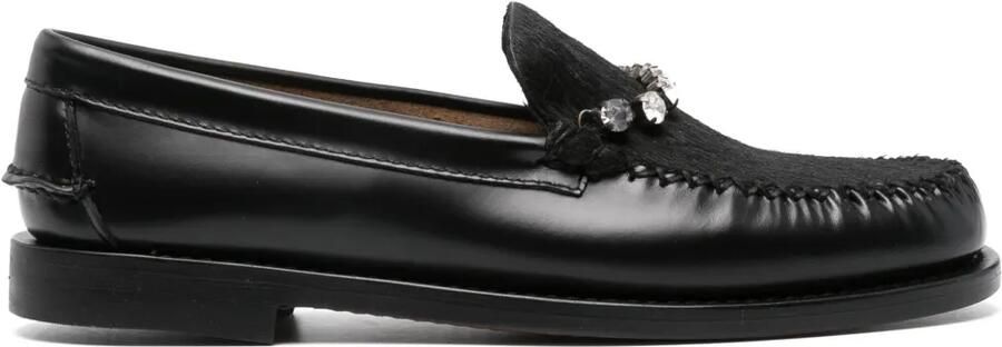 Forte Loafers verfraaid met kristallen Zwart