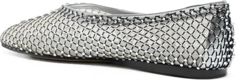 Forte Mesh ballerina's met stras Zilver - Foto 4