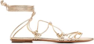 Forte Sandalen met open neus Goud
