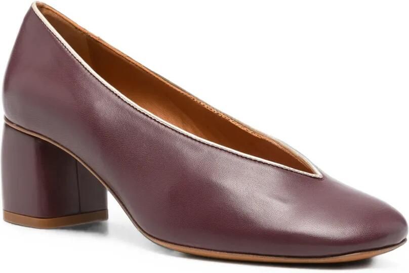 Forte Pumps met blokhak Rood - Foto 3