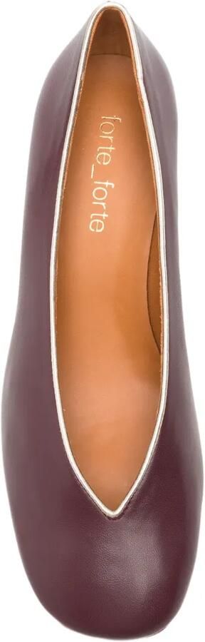 Forte Pumps met blokhak Rood - Foto 4