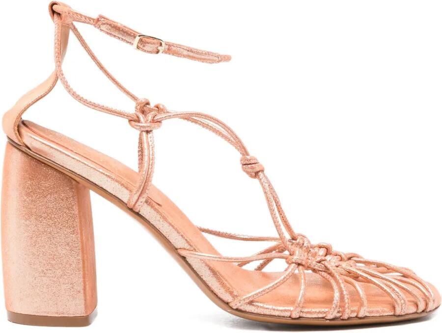 Forte Sandalen met geknoopt detail en hak Roze