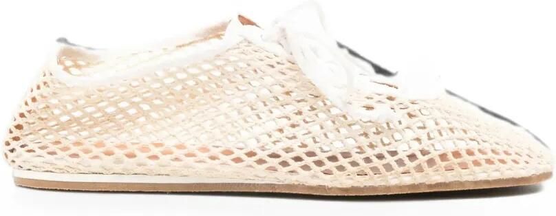 Forte Sneakers met mesh vlak Wit