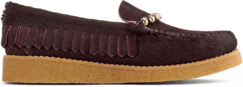 Forte Verfraaide loafers Bruin