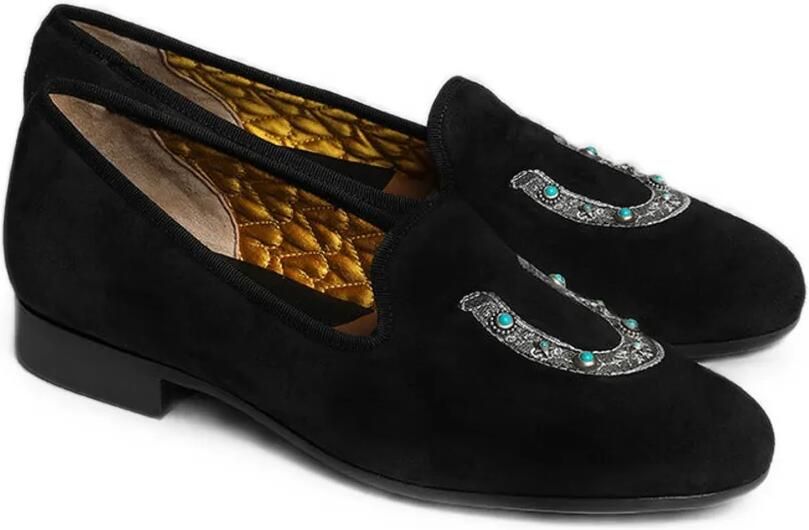Fortela Broadway Horse suède loafers Zwart - Foto 3