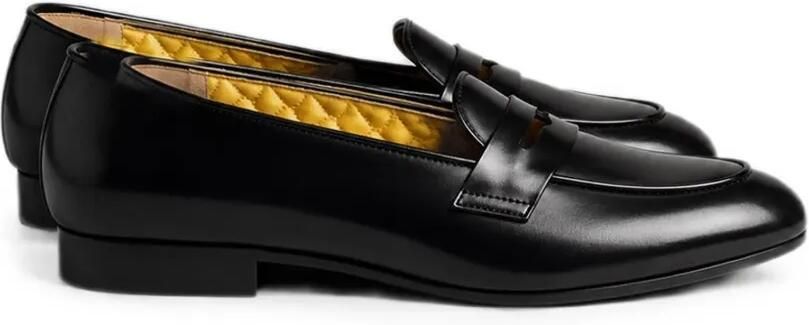 Fortela Crosby leren loafers Zwart