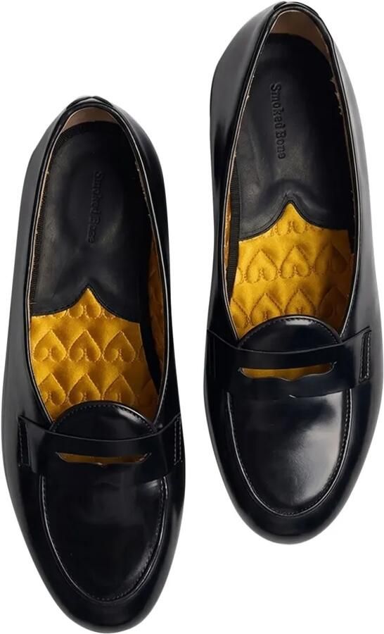 Fortela Crosby leren loafers Zwart - Foto 3