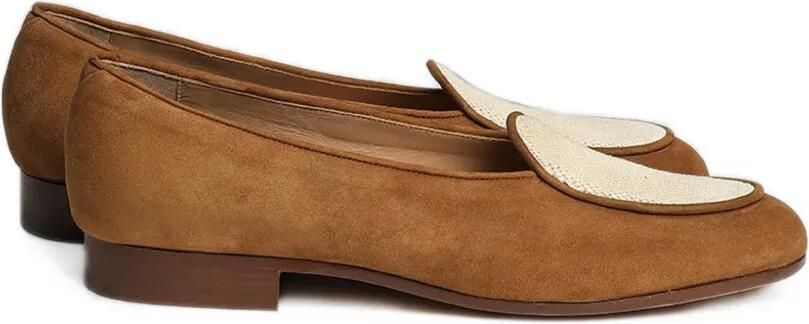 Fortela Hampton suède slippers Bruin