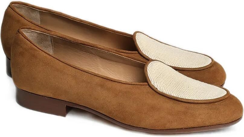 Fortela Hampton suède slippers Bruin - Foto 4