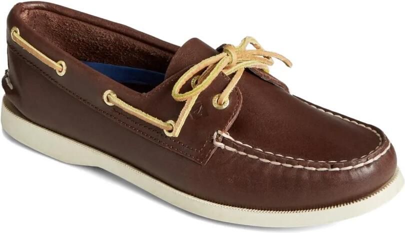 Fortela Leren bootschoenen met veters Bruin