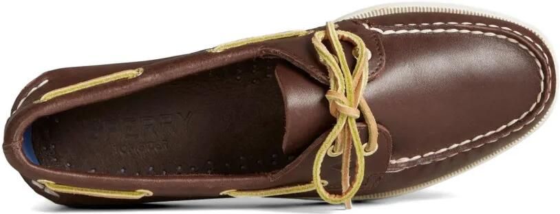 Fortela Leren bootschoenen met veters Bruin - Foto 3