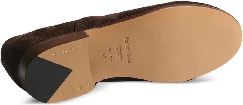 Fortela Smokedbone suède slippers Bruin - Foto 5