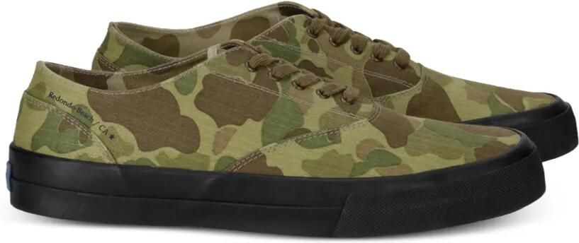 Fortela Sneakers met camouflageprint Groen