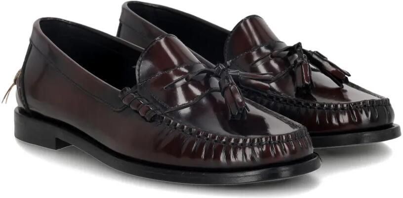 Fortela Sophie leren loafers met kwastje Bruin - Foto 3