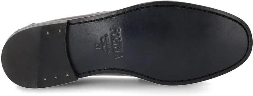 Fortela Sophie leren loafers met kwastje Bruin - Foto 4