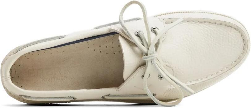 Fortela Sperry leren bootschoenen Wit - Foto 2