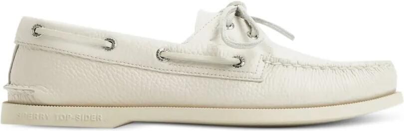 Fortela Sperry leren bootschoenen Wit - Foto 5