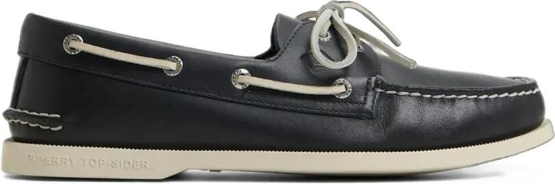 Fortela x Sperry A o 2 eye leren bootschoenen Blauw