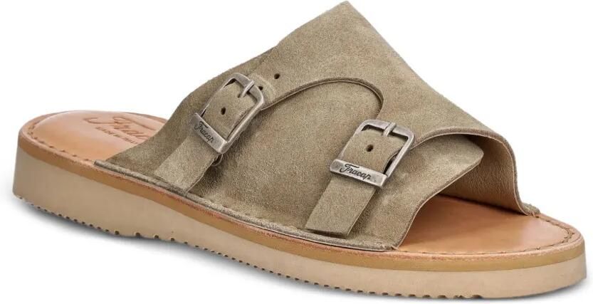 Fracap D110 suède sandalen met dubbele gesp Beige - Foto 2