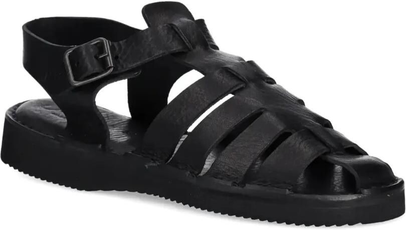 Fracap Leren sandalen met bandjes Zwart - Foto 3