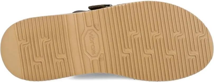 Fracap Leren sandalen met dubbele gesp Bruin - Foto 4