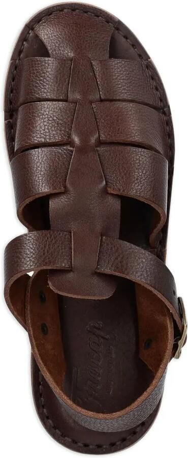 Fracap Leren sandalen met gesp Bruin - Foto 2