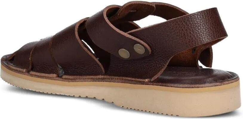 Fracap Leren sandalen met gesp Bruin - Foto 3