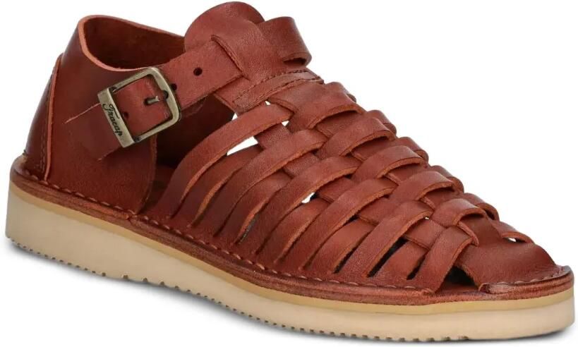 Fracap Sandalen met geweven bandje Rood - Foto 2
