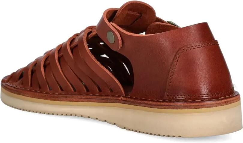 Fracap Sandalen met geweven bandje Rood - Foto 3