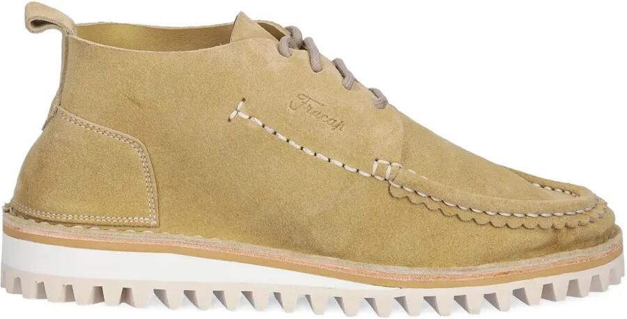Fracap Suède derby schoenen Beige