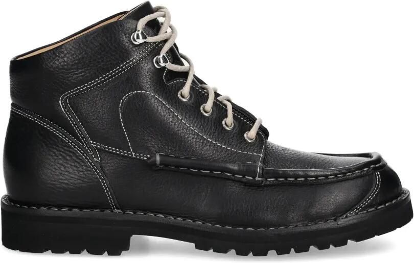 Fracap Veterlaarzen met stikseldetail Zwart